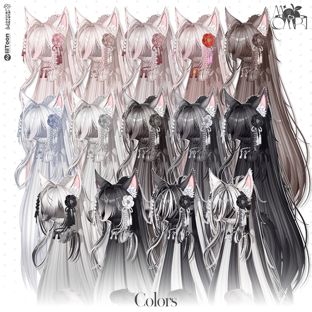 💗SALE💗〈18アバター対応〉 ✦。🦊Kitsune-Miko。✦