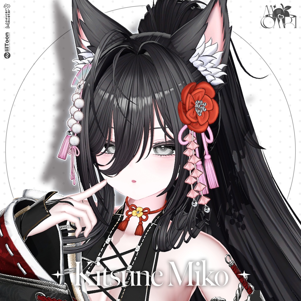 💗SALE💗〈18アバター対応〉 ✦｡🦊Kitsune-Miko｡✦
