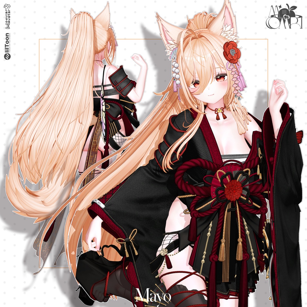 💗SALE💗〈18アバター対応〉 ✦。🦊Kitsune-Miko。✦