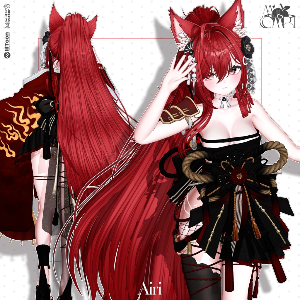 💗SALE💗〈18アバター対応〉 ✦。🦊Kitsune-Miko。✦