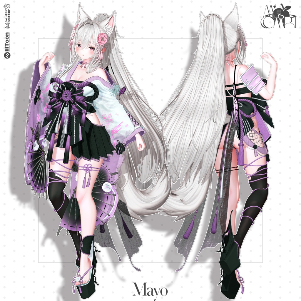 💗SALE💗〈18アバター対応〉 ✦。🦊Kitsune-Miko。✦