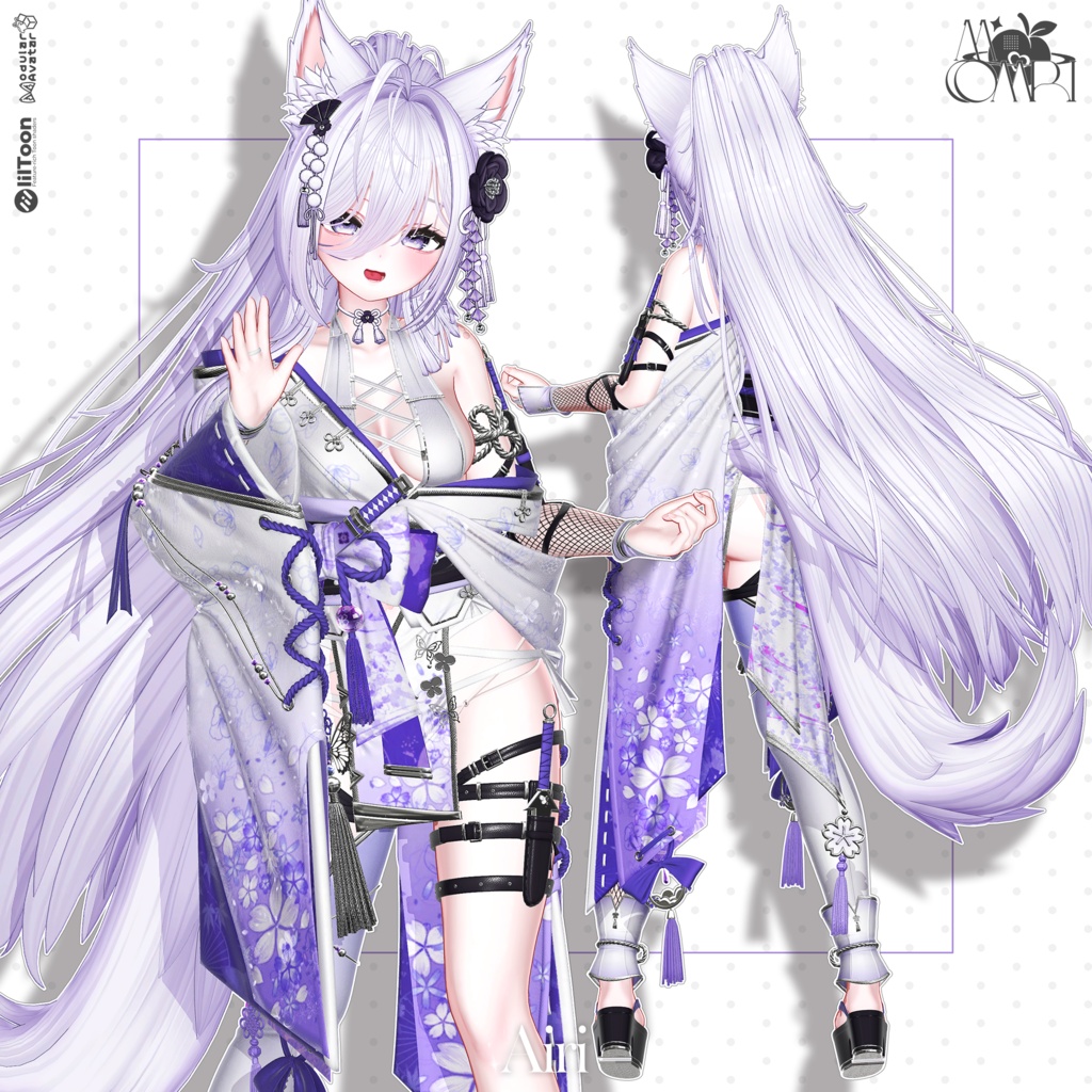 💗SALE💗〈18アバター対応〉 ✦。🦊Kitsune-Miko。✦