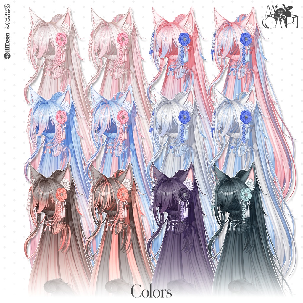 💗SALE💗〈18アバター対応〉 ✦。🦊Kitsune-Miko。✦