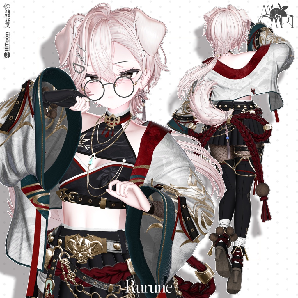 💗SALE💗〈25アバター対応〉 ✦。🐕Komaru-Hair🦴。✦