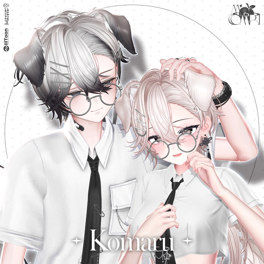 💗SALE💗〈25アバター対応〉 ✦。🐕Komaru-Hair🦴。✦