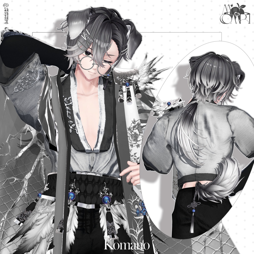 💗SALE💗〈25アバター対応〉 ✦。🐕Komaru-Hair🦴。✦