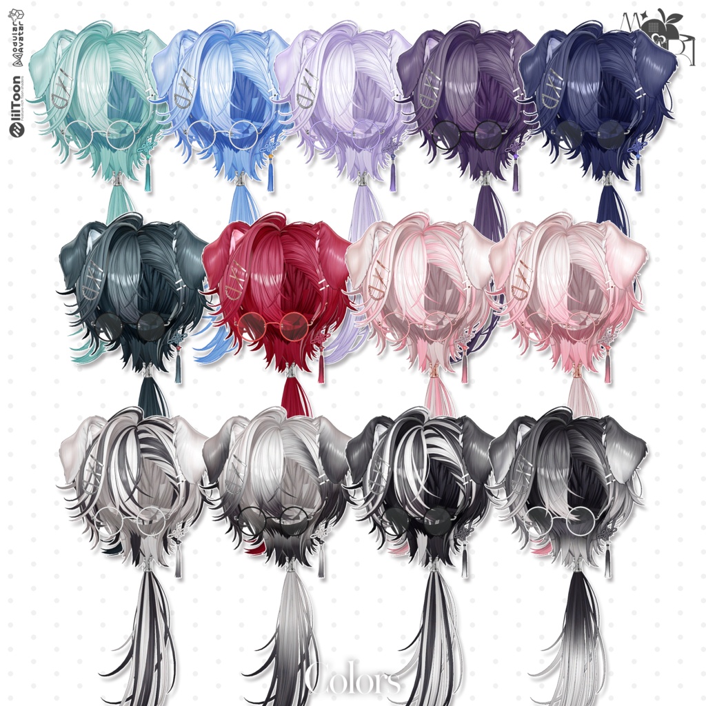 💗SALE💗〈25アバター対応〉 ✦。🐕Komaru-Hair🦴。✦