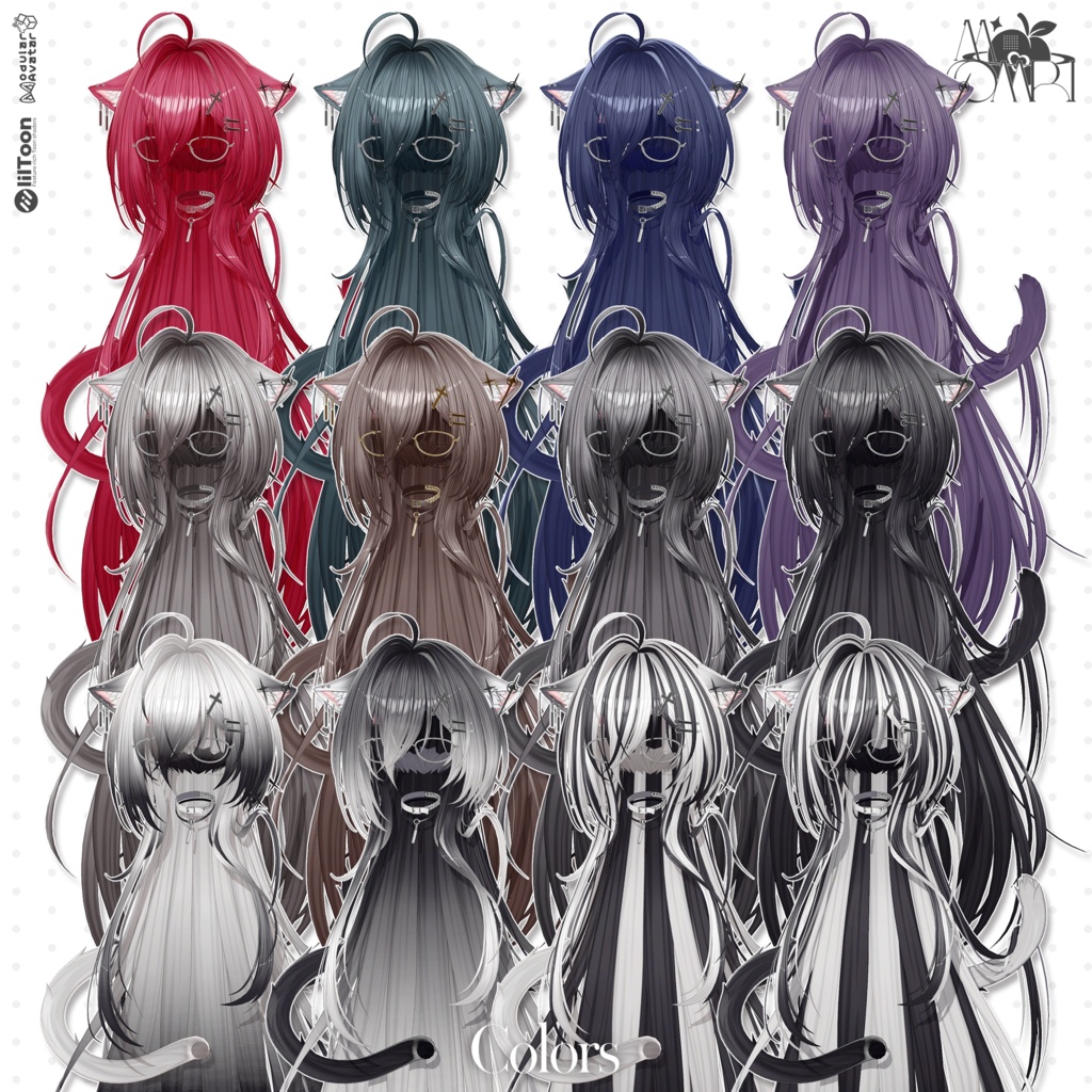 💗SALE💗〈19アバター対応〉 ✦。🐈⬛Nemu_Hair💕。✦