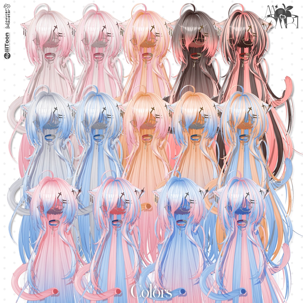 💗SALE💗〈19アバター対応〉 ✦。🐈⬛Nemu_Hair💕。✦