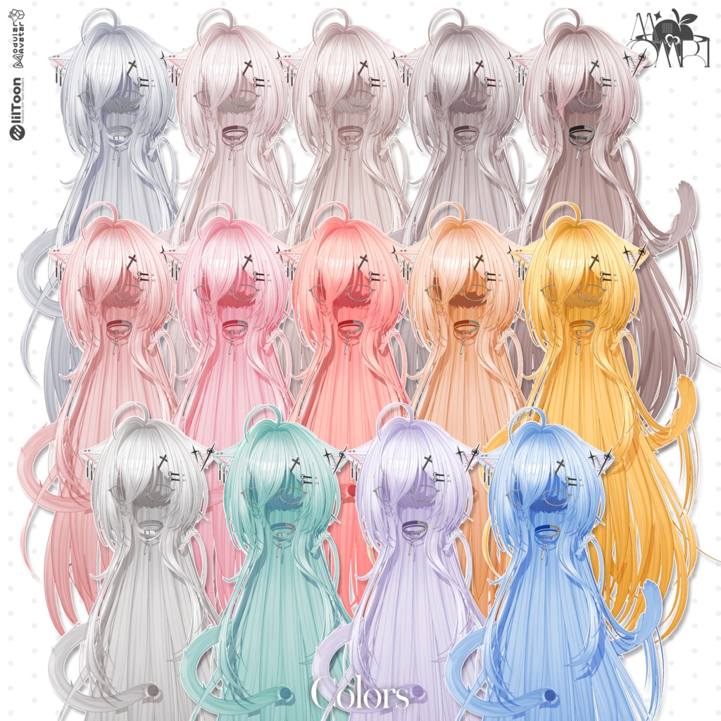 💗SALE💗〈19アバター対応〉 ✦。🐈⬛Nemu_Hair💕。✦