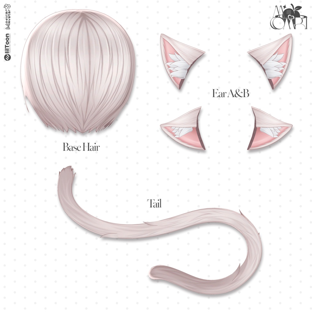 💗SALE💗〈19アバター対応〉 ✦。🐈⬛Nemu_Hair💕。✦