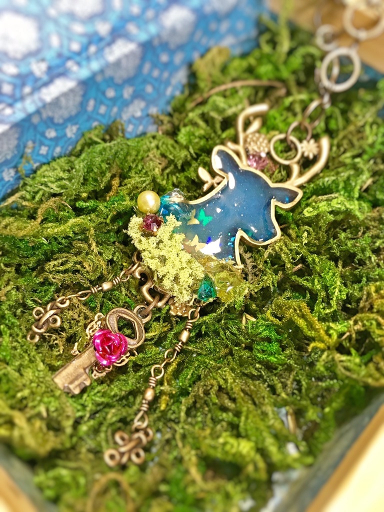 エルフの森の扉の鍵　（バッグチェーン）