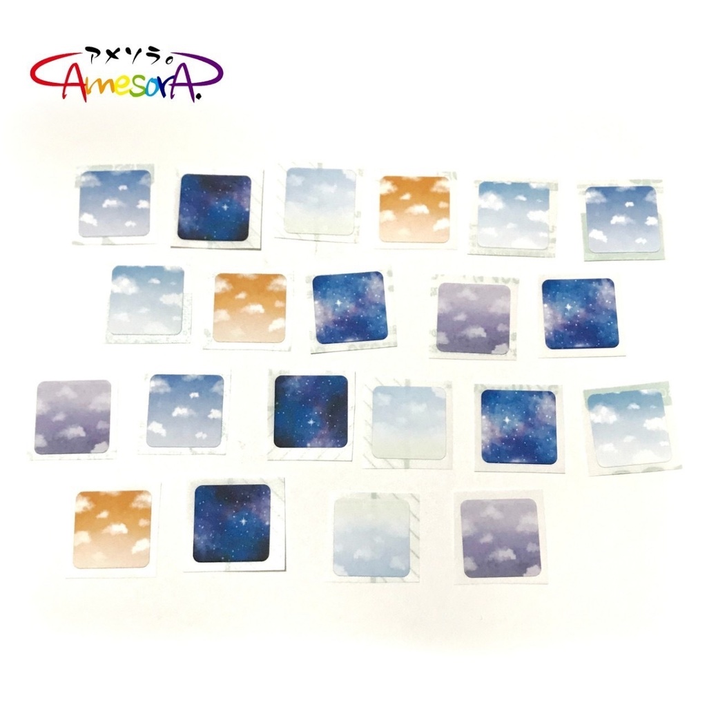 【オリジナル】移りゆく空。フレークシール