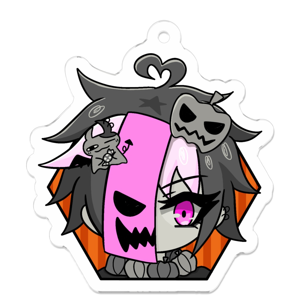 【オリジナル】アナッサ(ハロウィンver.)アクキー