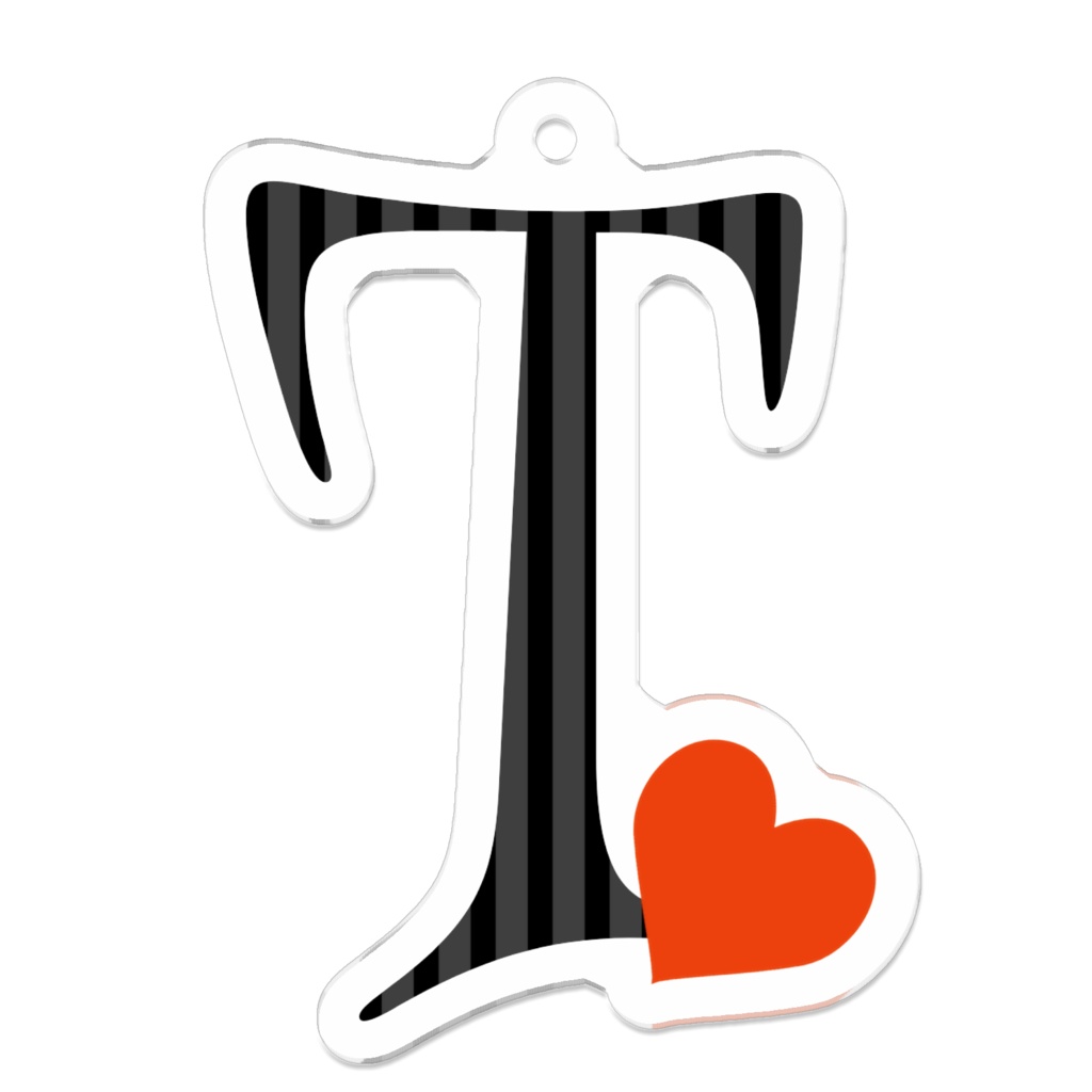 オリジナル イニシャルtアクキー アメソラ Booth