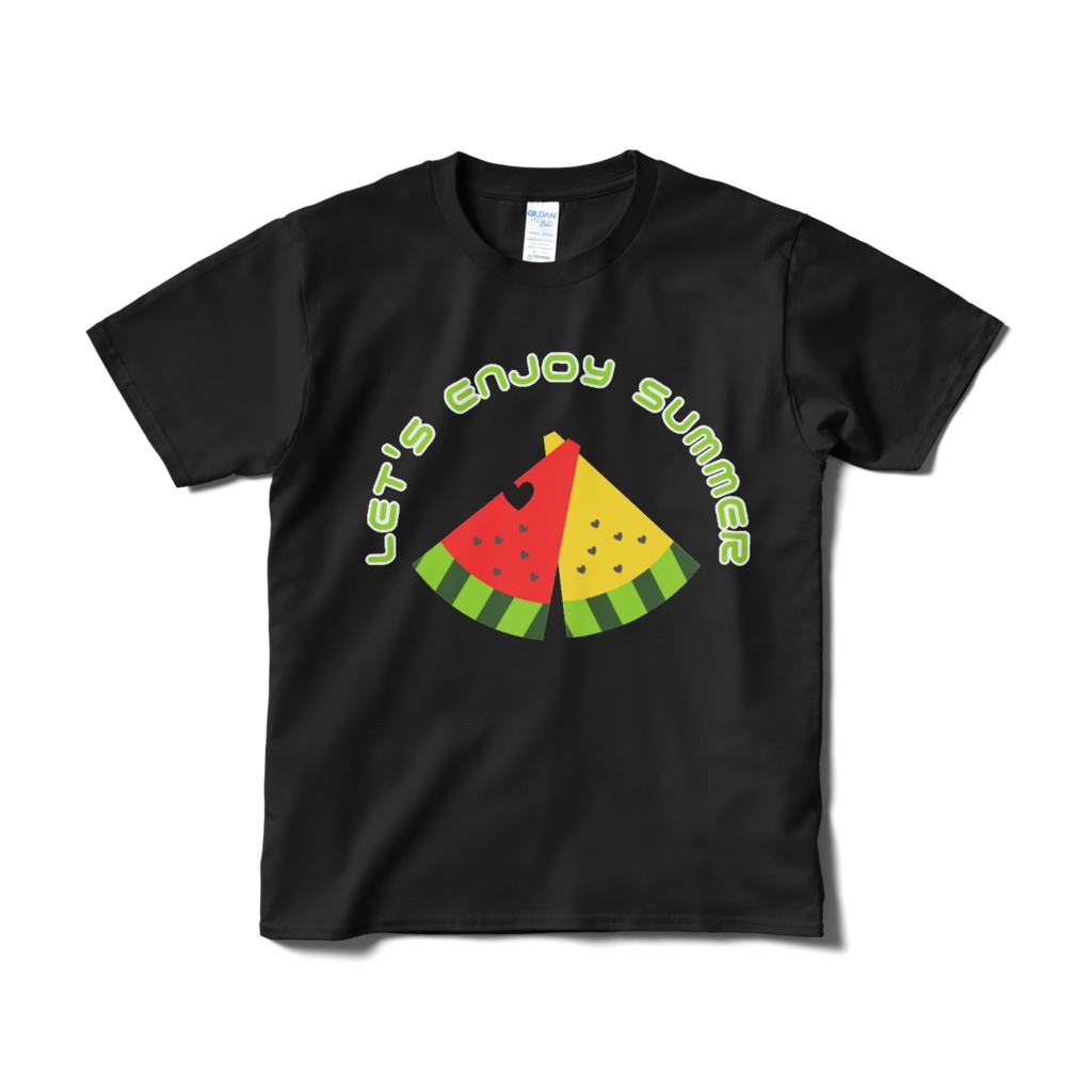 【オリジナル】赤スイカと黄色スイカ!Tシャツ