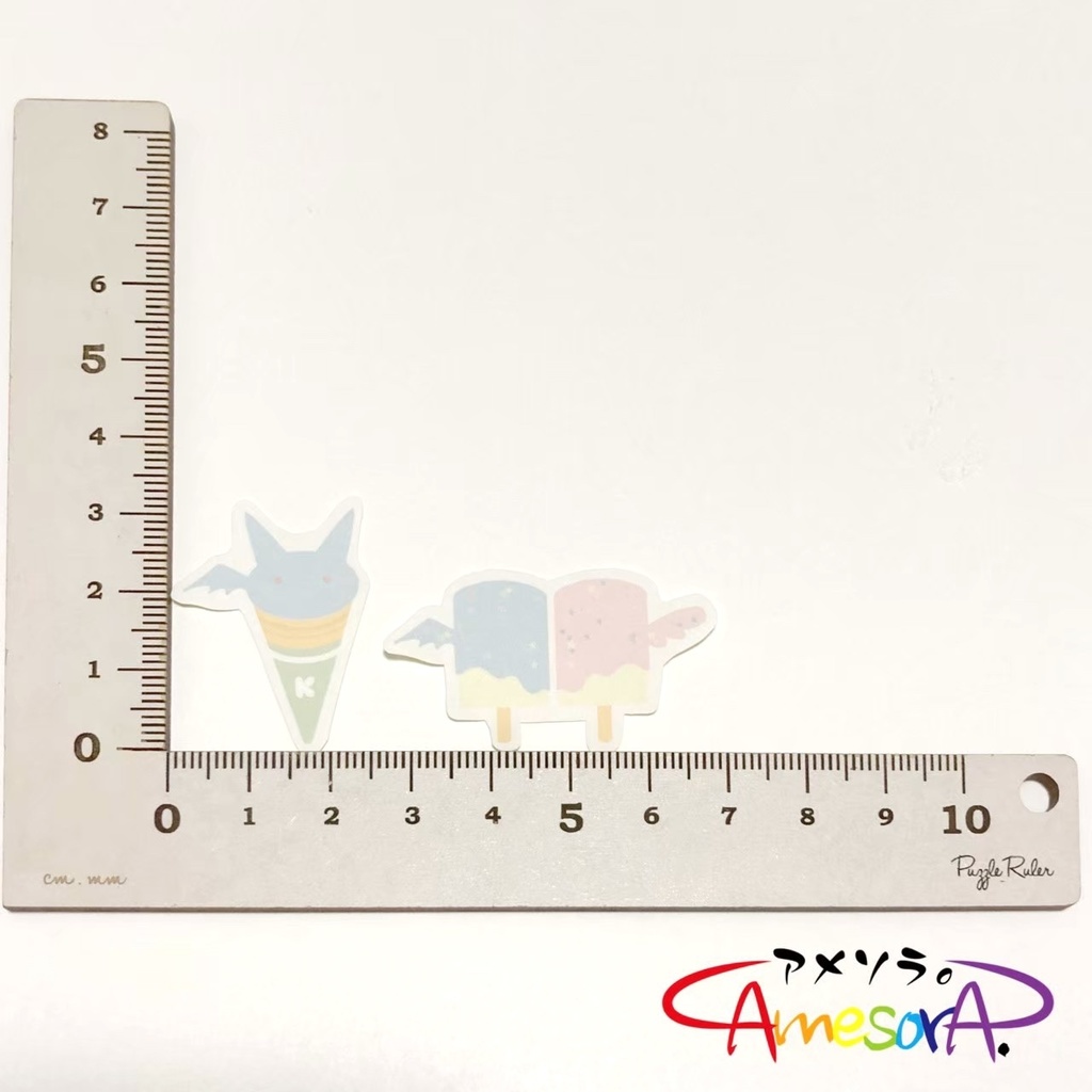 【オリジナル】こころんスイーツ。フレークシール