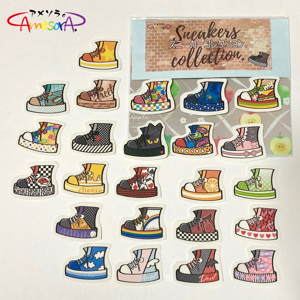 フレークシール「スニーカーコレクション。」