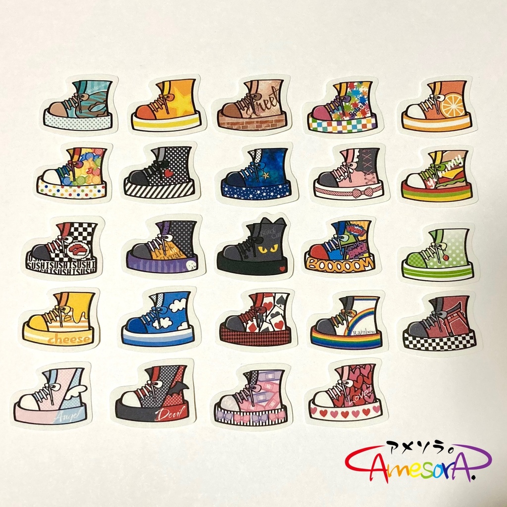 フレークシール「スニーカーコレクション。」