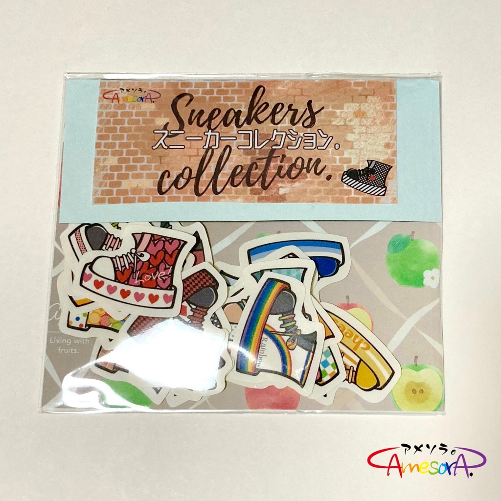 フレークシール「スニーカーコレクション。」