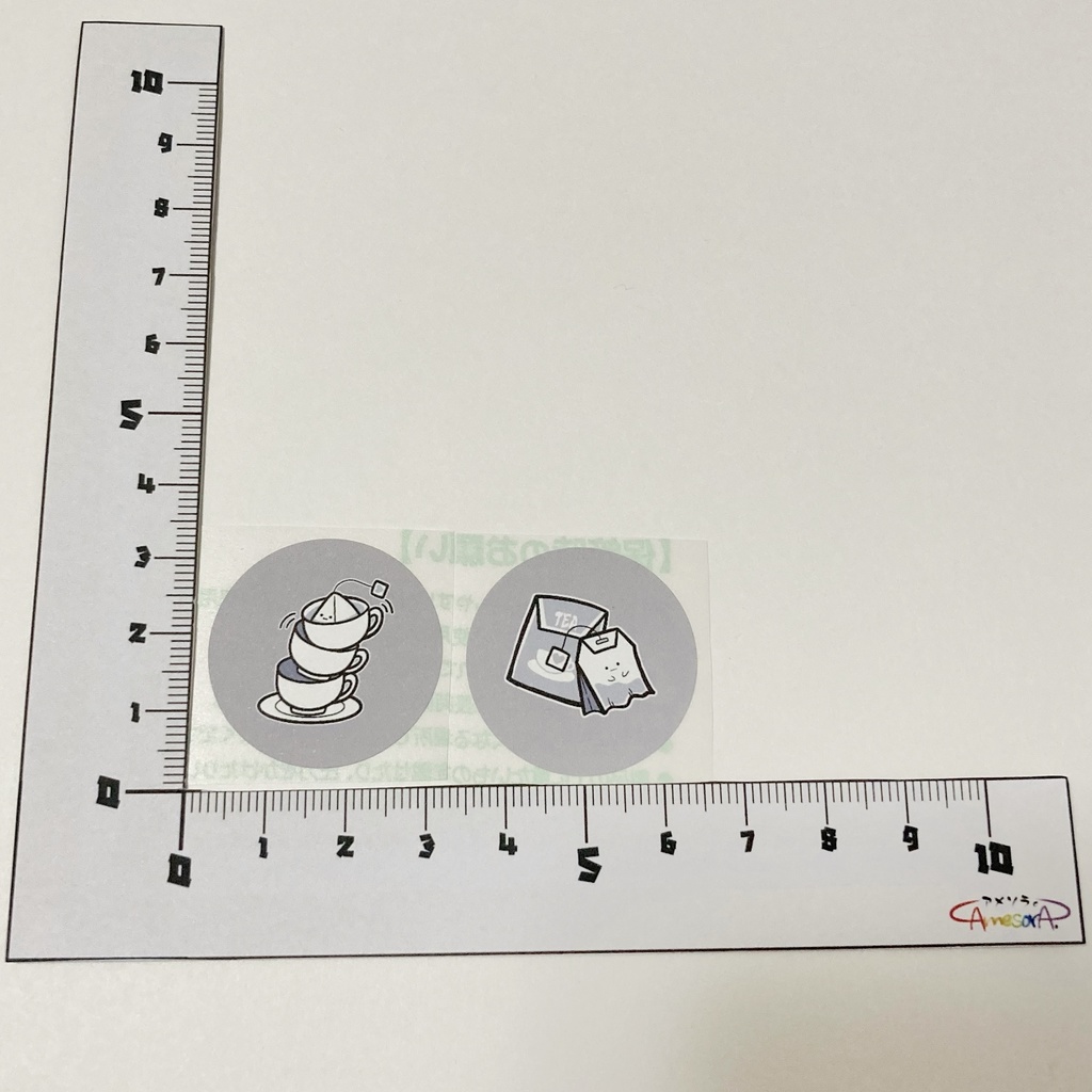 【オリジナル】「午前二時、幽霊茶会。」フレークシール