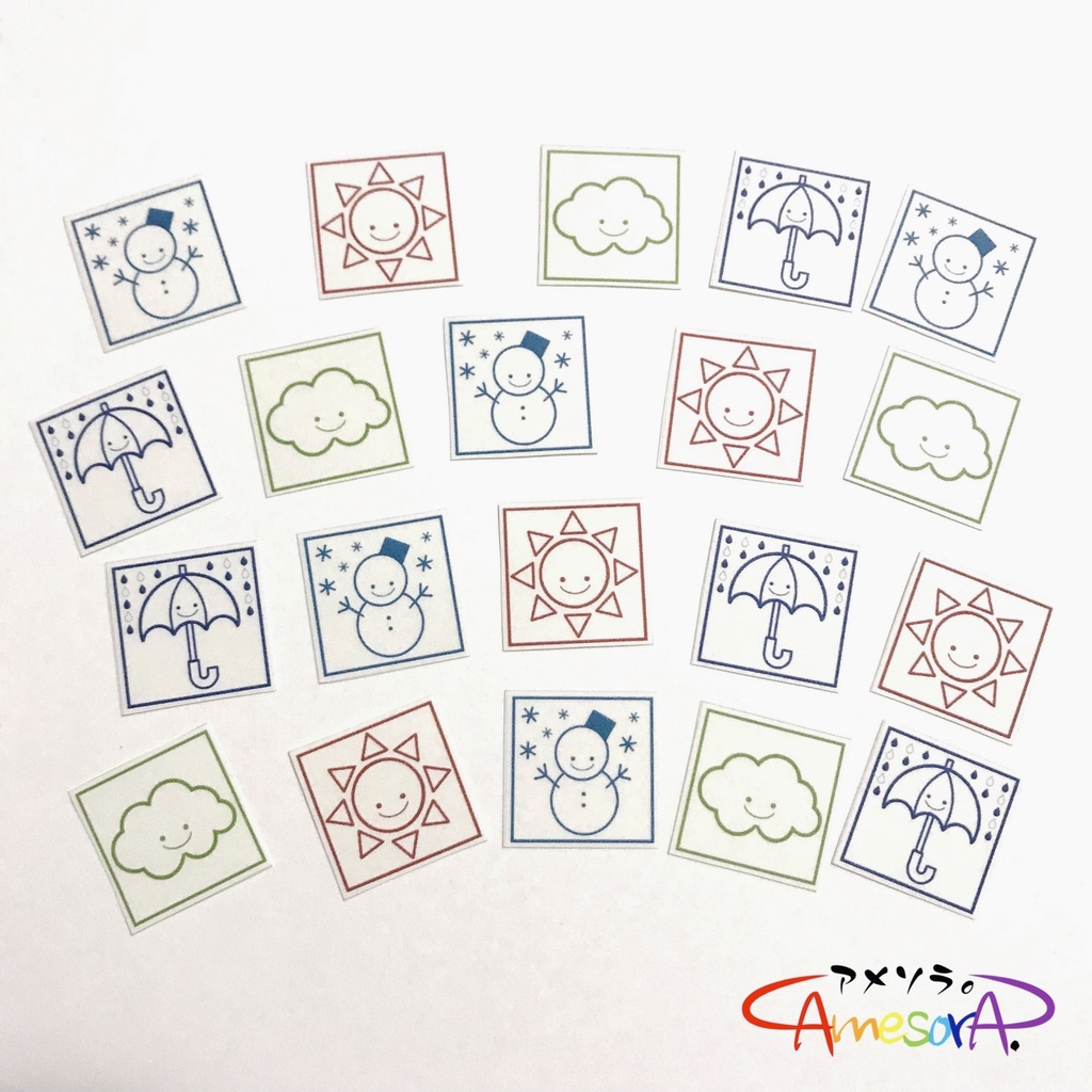 【オリジナル】ミニミニシール