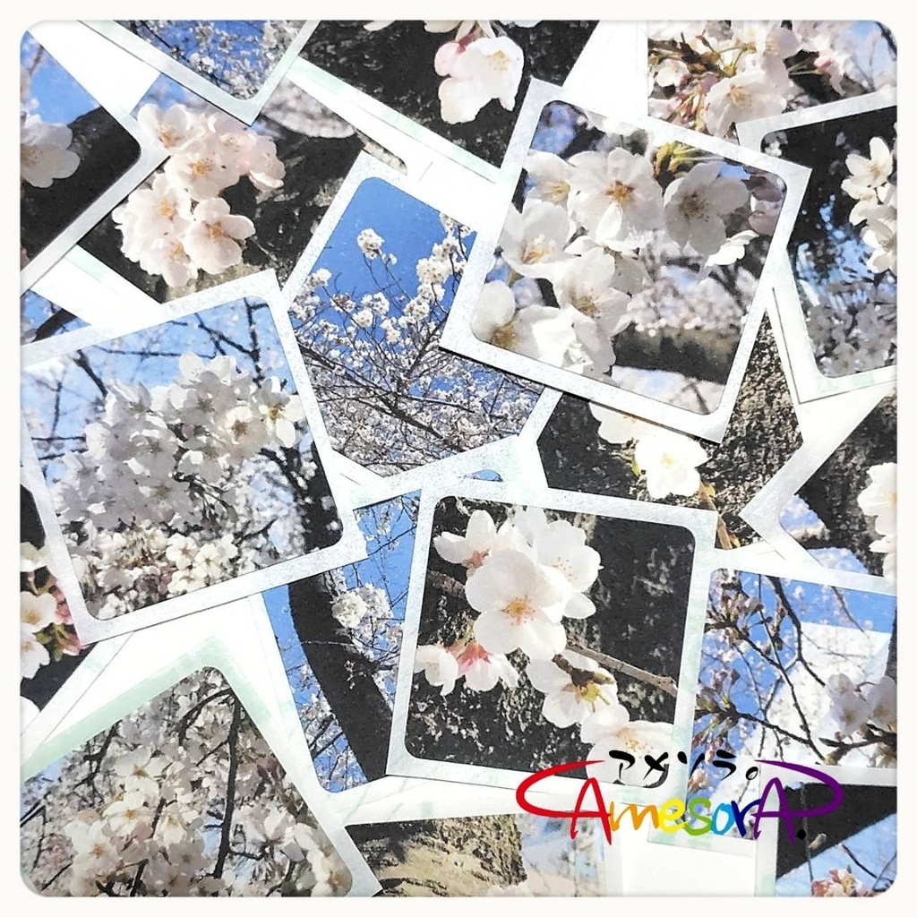 フレークシール「桜の国。」