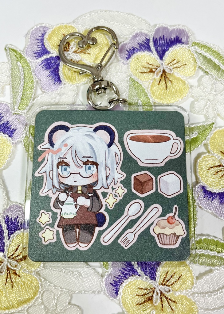 カフェくま耳ファウストさんアクキー(在庫僅少)