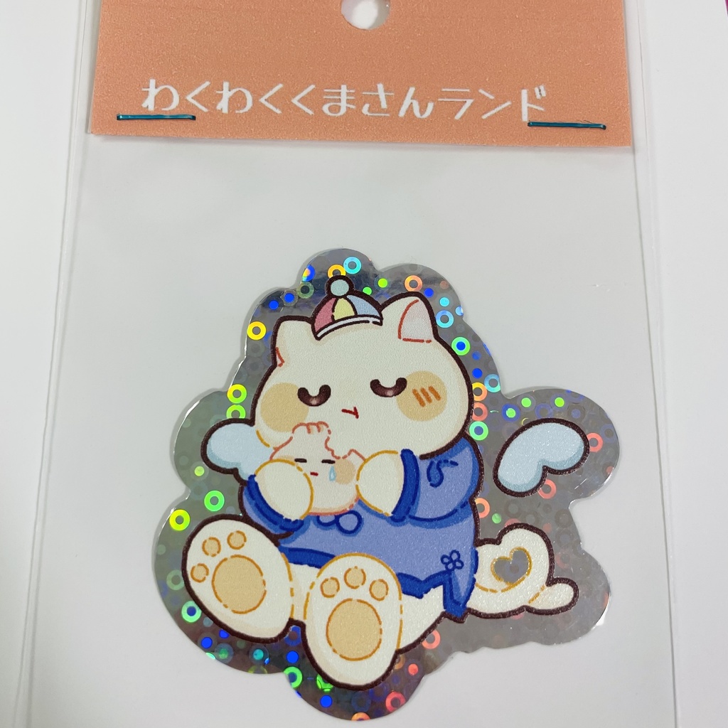 猫ちゃんホログラムステッカー
