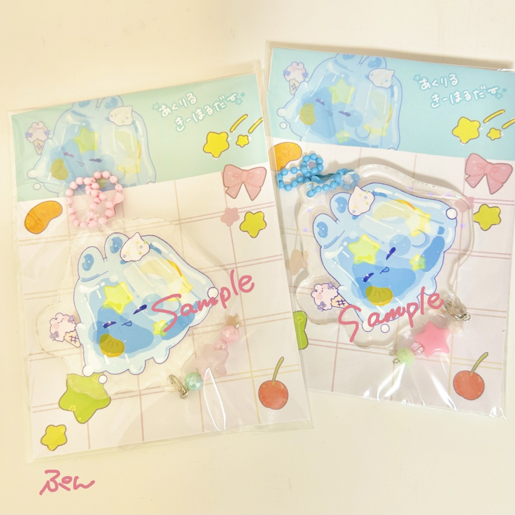 ソーダゼリーちゃんアクキー