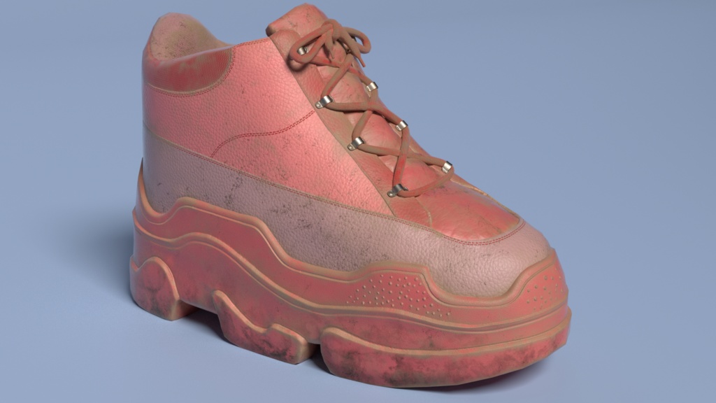 Stylish platform sneakers