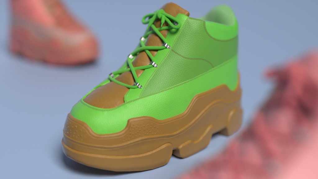 Stylish platform sneakers