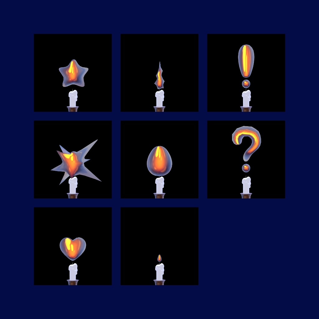 VRChat想定オリジナル3Dモデル「おばけのギーギ」