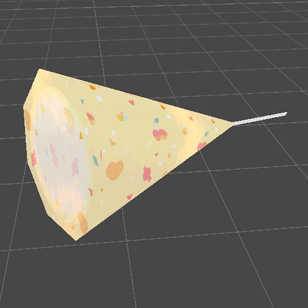 【VRChat想定】誕生日ケーキ&クラッカー【ギミック付】#shift_shop