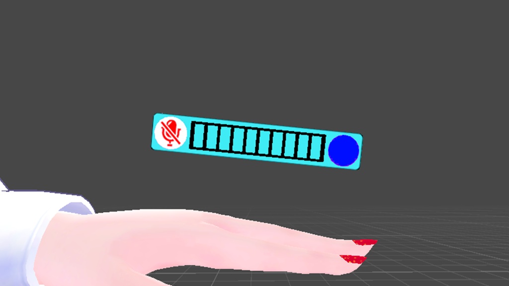 【VRChat想定】ミュート状態表示プレート【MuteSelf連動, 無料】 #shift_shop