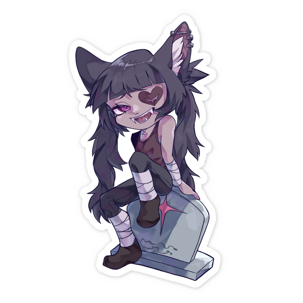 ゆがみちゃんステッカー