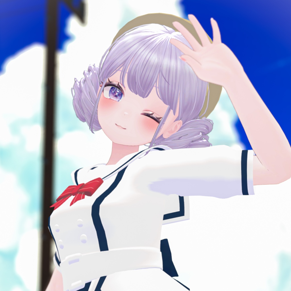 【7アバター対応】セーラーサマーワンピース