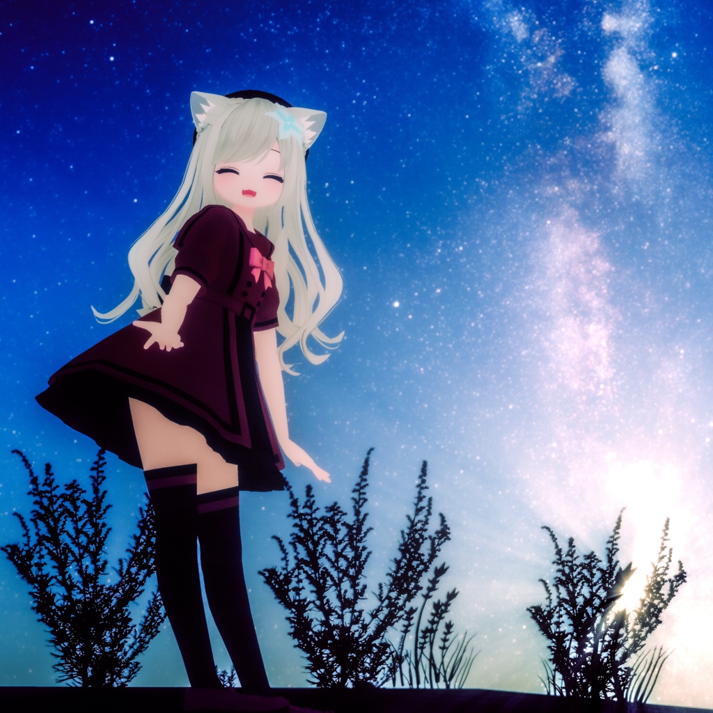 【7アバター対応】セーラーサマーワンピース