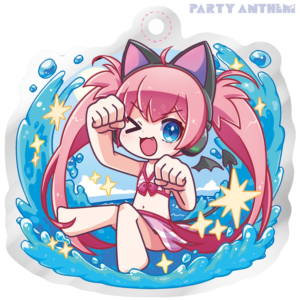 とびだす2層アクリルキーホルダー・渚 - PARTY ANTHEM - BOOTH
