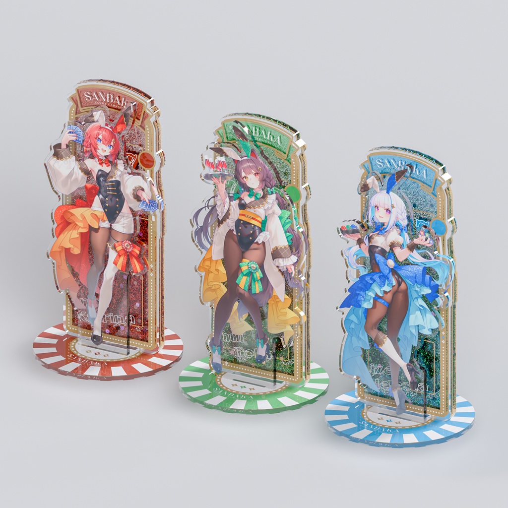 【非公式】さんばか オイルグリッターアクリルスタンド
