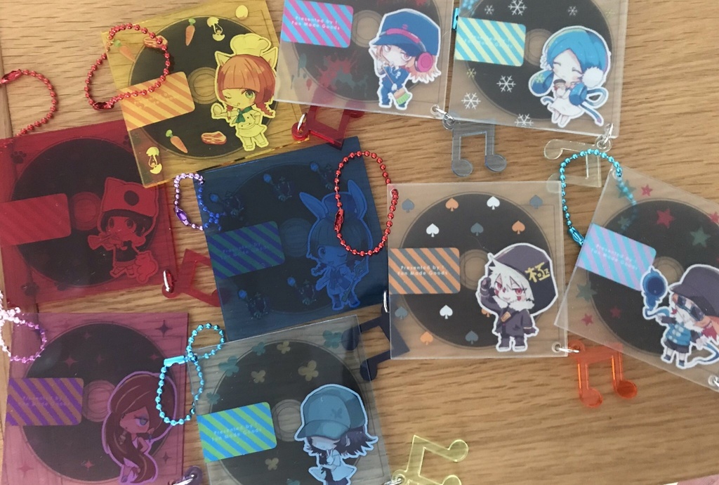 ポップンMD風アクキー