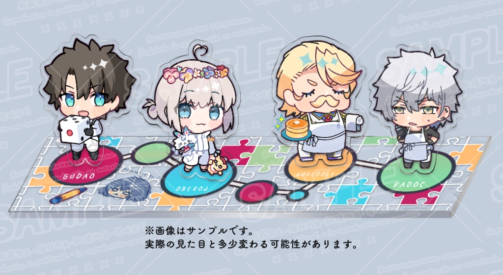 妖精双六アクリルジオラマ