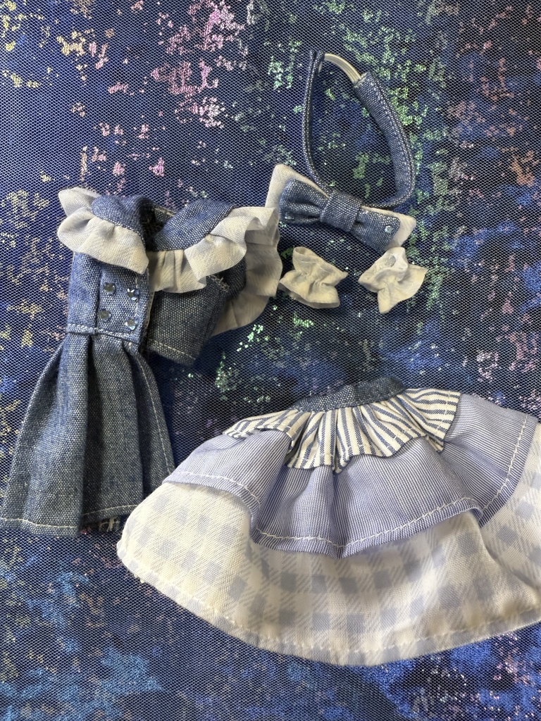 ラストサマーアイドルデニムガーリースカートセット