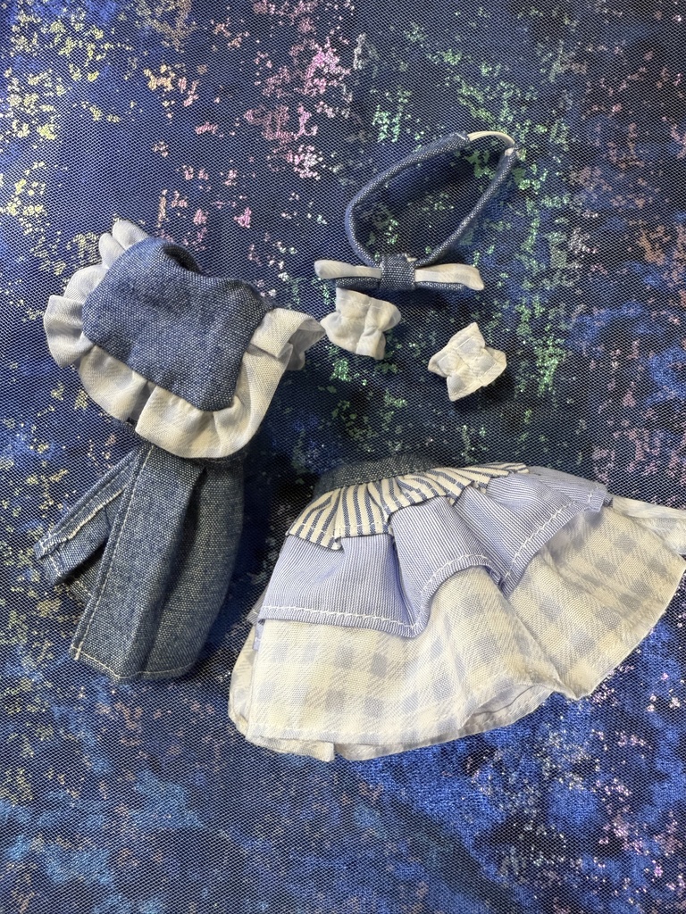 ラストサマーアイドルデニムガーリースカートセット