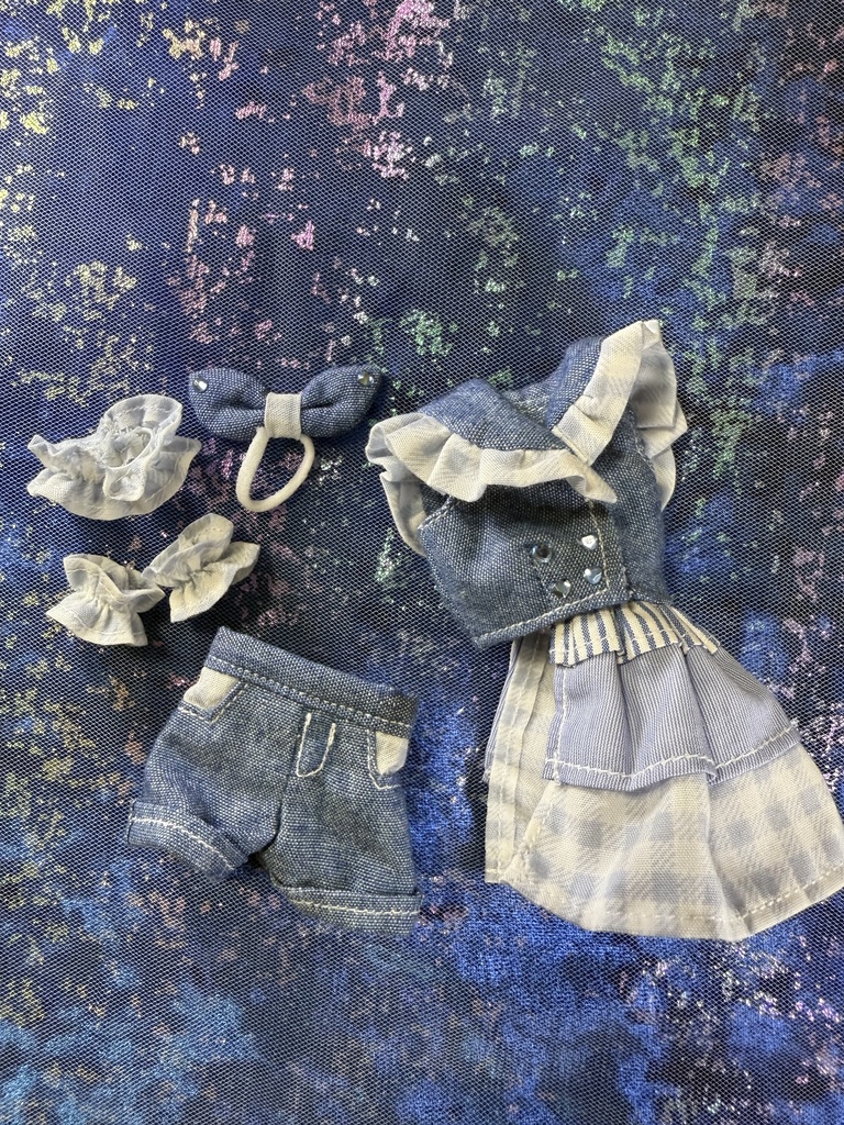 ラストサマーアイドルデニムショートパンツセット