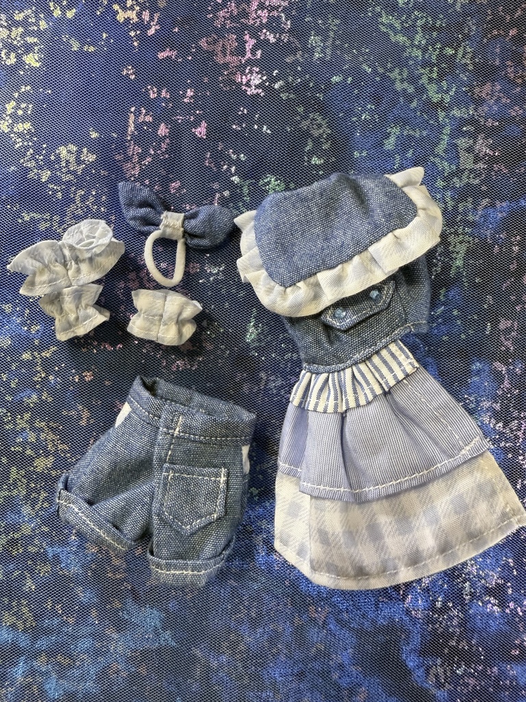 ラストサマーアイドルデニムショートパンツセット