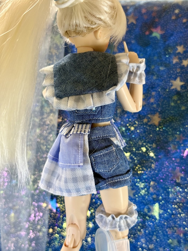 ラストサマーアイドルデニムショートパンツセット