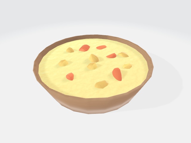 【無料あり】シチュー　3Dモデル