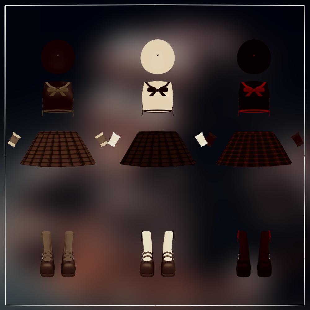 【3D衣装】チョコセーラー ChocoSailor【シフォン対応】