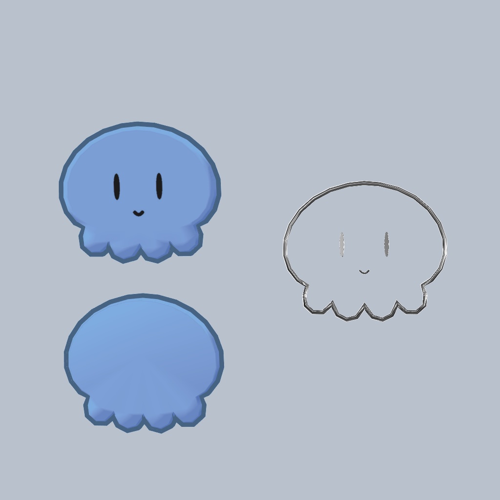 【無料】くらげヘアピン【MA対応】